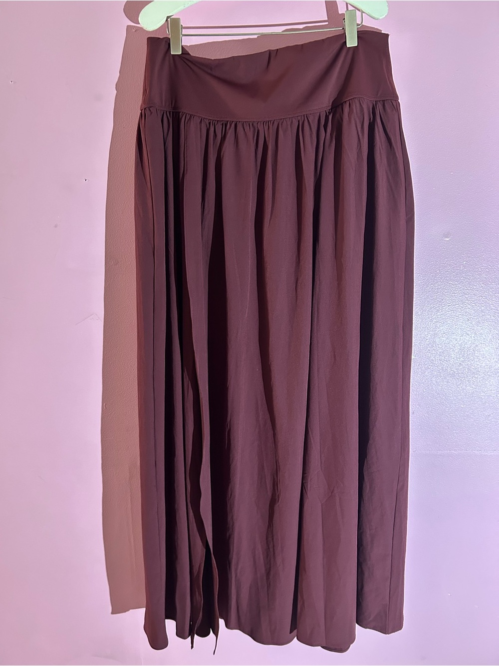 HALARA Burgundy Maxi Skirt